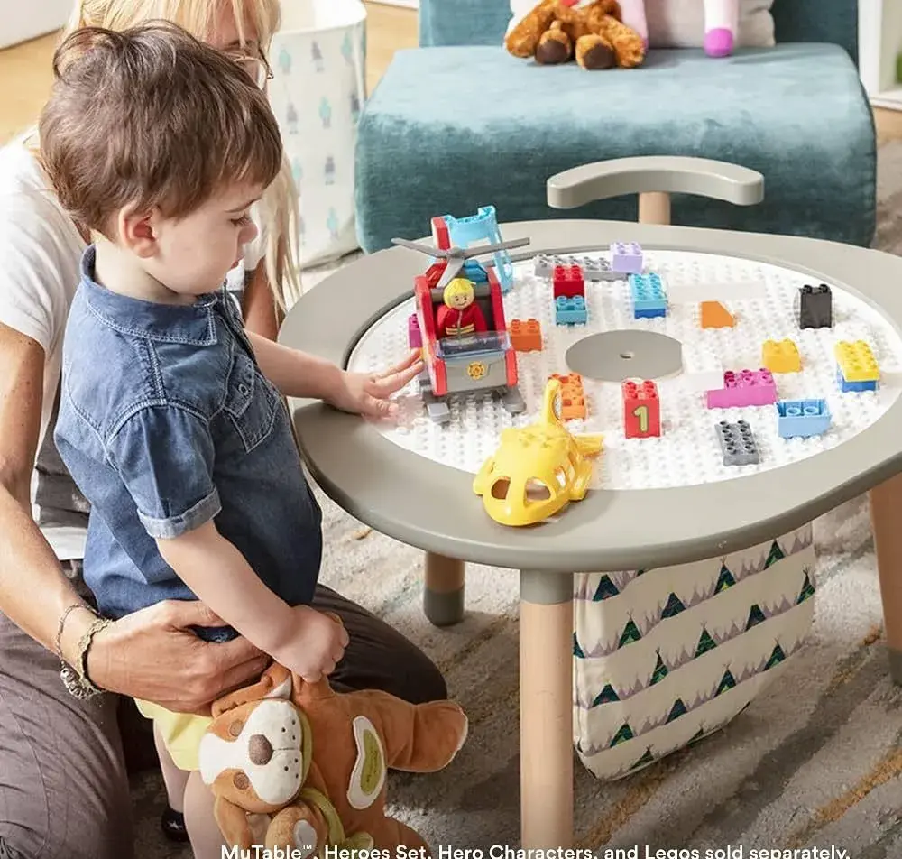 Rastúci stôl a stolička MuTable od značky Stokke