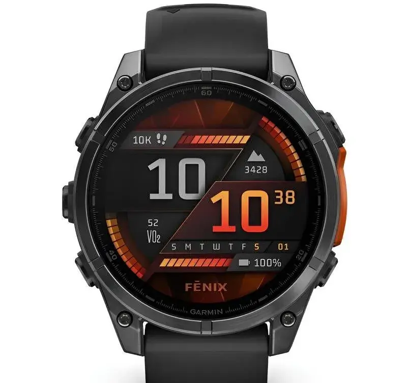 Garmin fenix 8 47 mm AMOLED - Slate Gray / Black