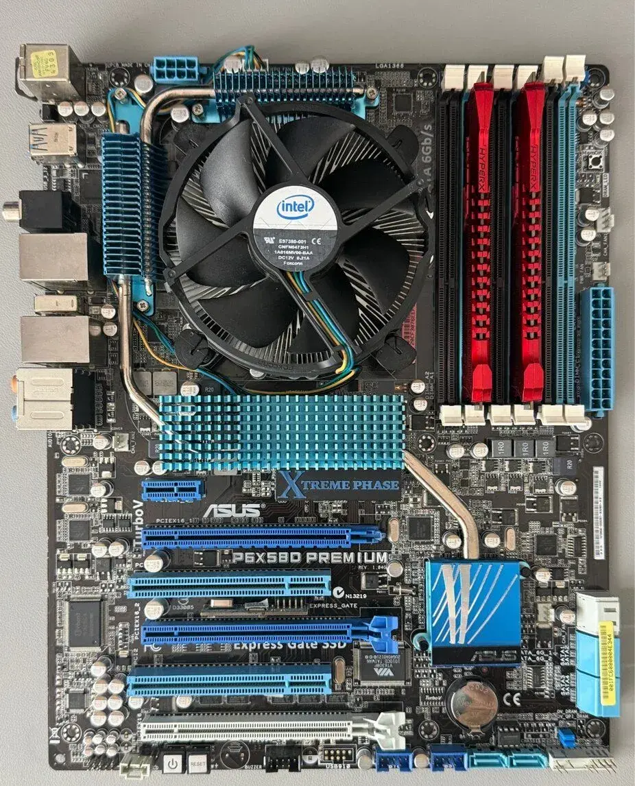 ASUS P6X58D Premium + Intel i7-960 + 16 GB HyperX Savage