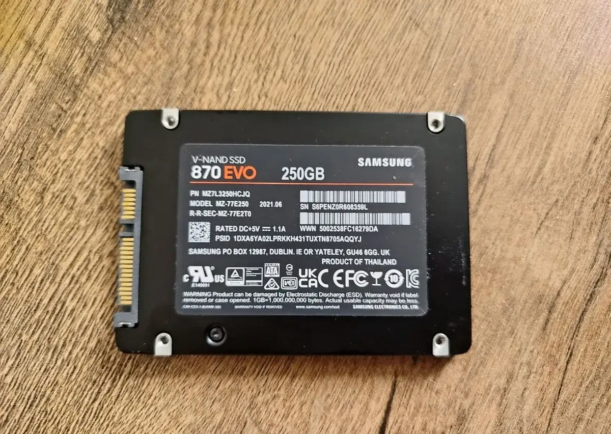 2.5" SSD Samsung 870 EVO - 256GB