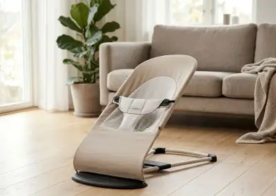 Ergonomické lehátko BABYBJÖRN Bouncer Balance Soft -Top stav