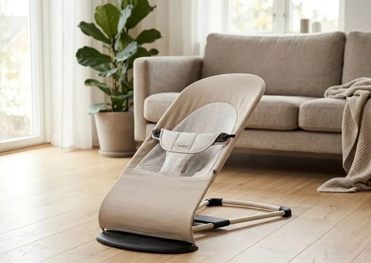 Ergonomické lehátko BABYBJÖRN Bouncer Balance Soft -Top stav