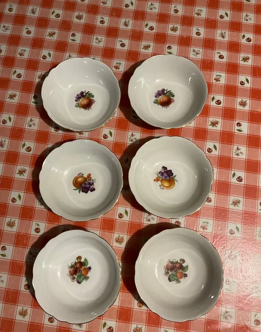 Porcelanové kompótové misky