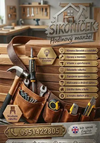 Šikovníček-hodinový manžel/handyman