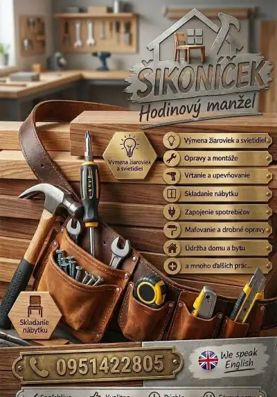 Šikovníček-hodinový manžel/handyman