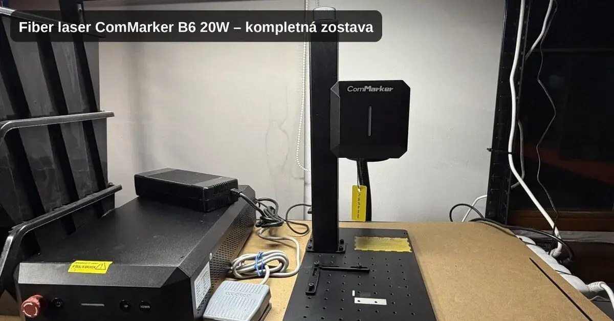 Fiber laser ComMarker B6 20W + ochranný kryt + príslušenstvo