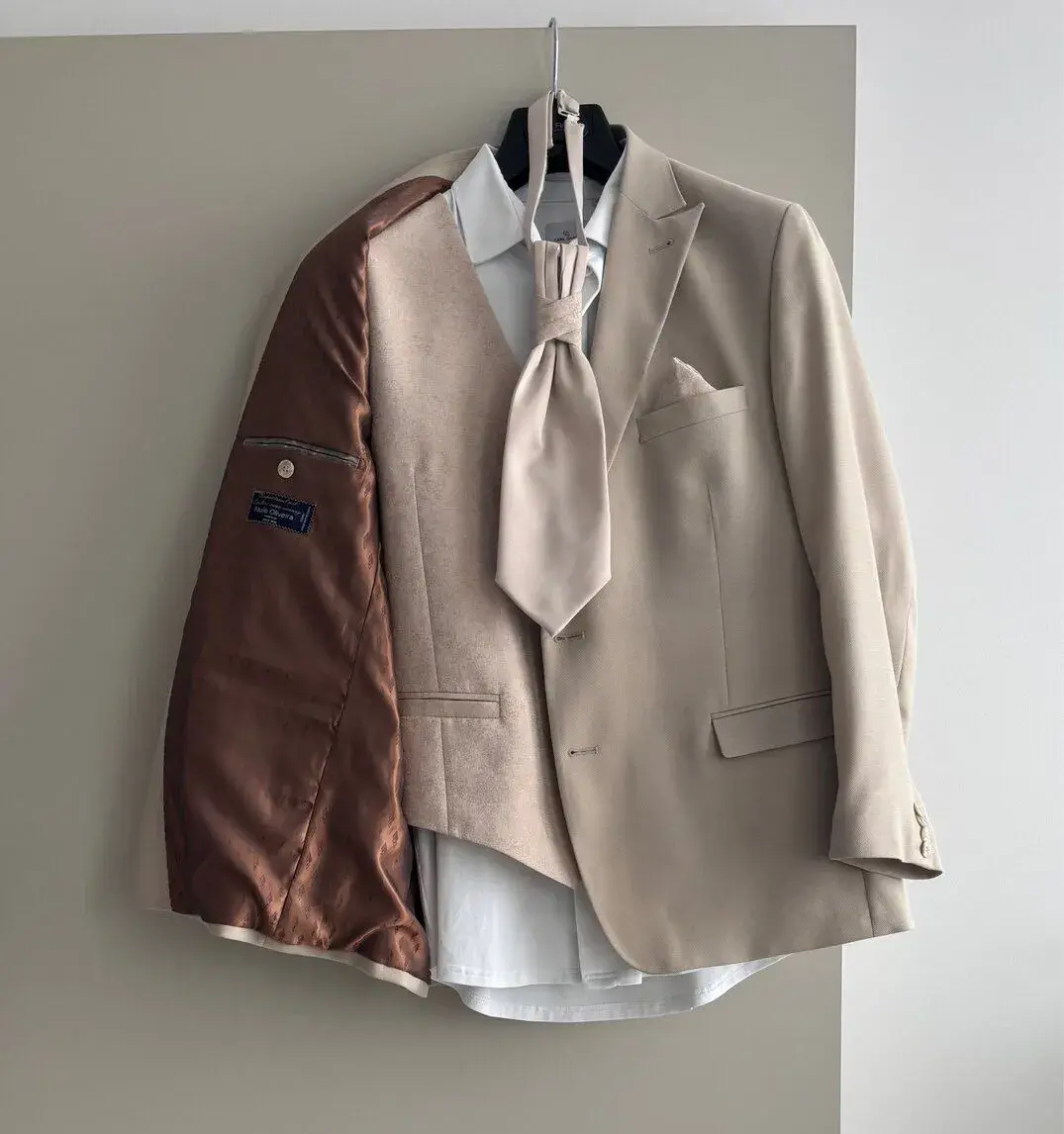Pánsky svadobný oblek (kompletný set)