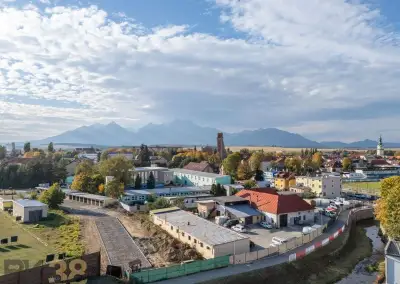 Novostavby garáží v blízkosti centra Kežmarku