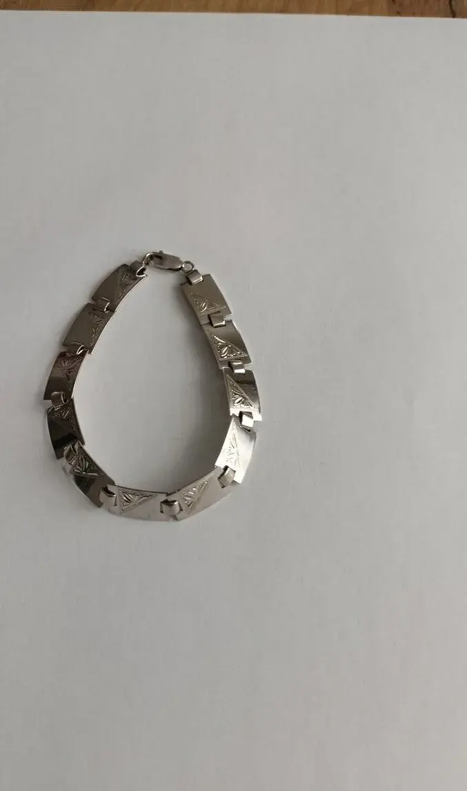 Zlatý luxusný náramok 14kt biele zlato – 13,72g /20cm