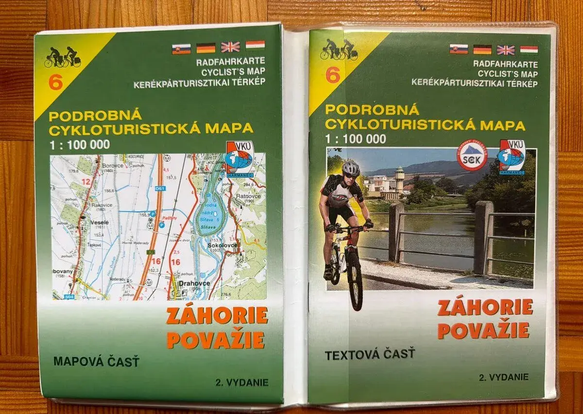 Cykloturistická mapa 6 - Záhorie, Považie