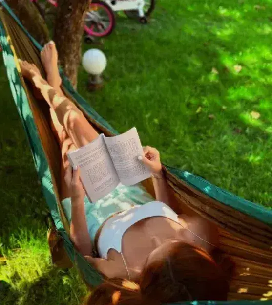 Kvalitná outdoorová hojdacia sieť + popruhy a karabíny