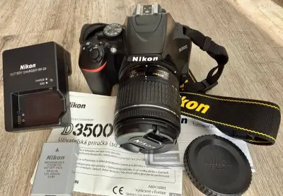 Nikon D3500 + Nikon 18–55 mm DX VR