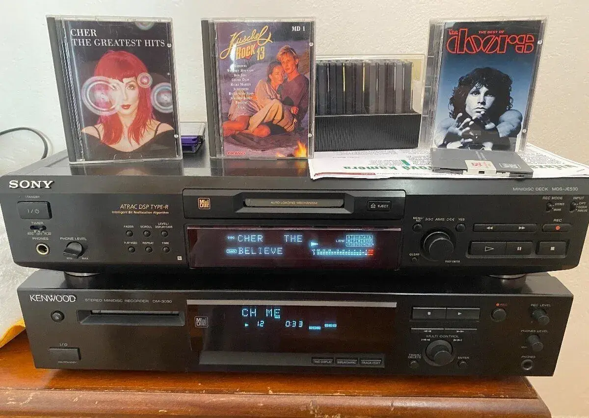 Minidisc KENWOOD a SONY