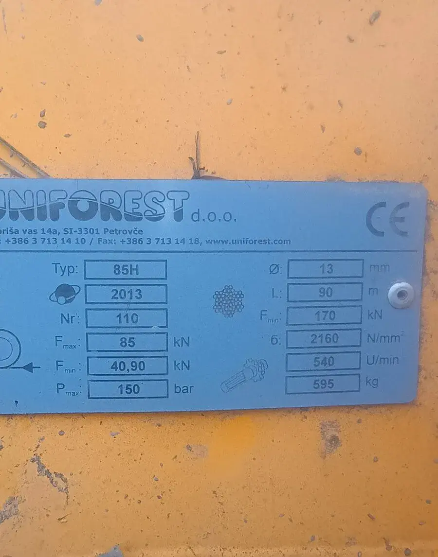 Navijak UNIFOREST 8,5 ton