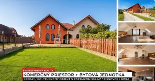 Polyfunkčný objekt (komerčný priestor + byt) Rišňovce, Nitra