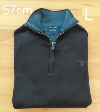 Gant tmavomodrý zipsový
