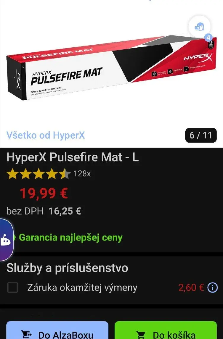 HyperX Pulsefire Mat - L