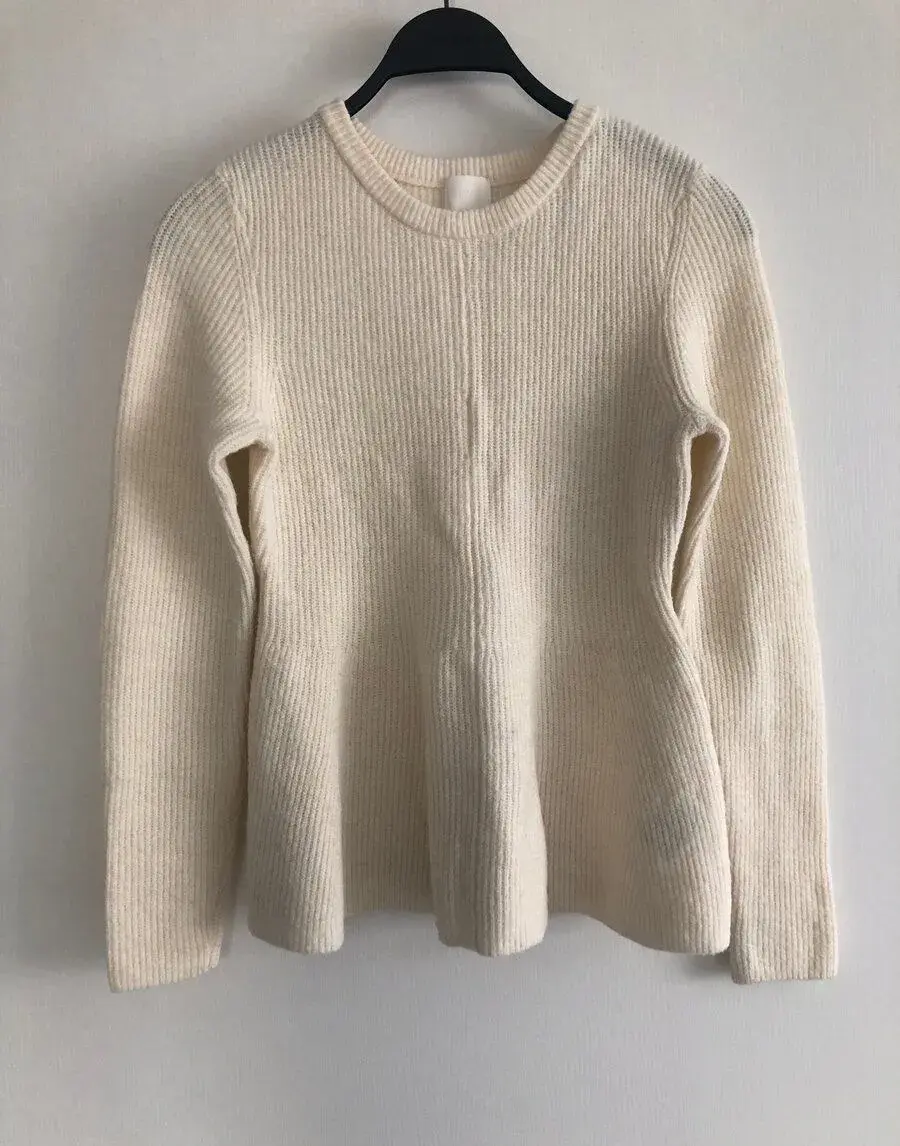 Biely vlnený sveter H&M, veľk. L