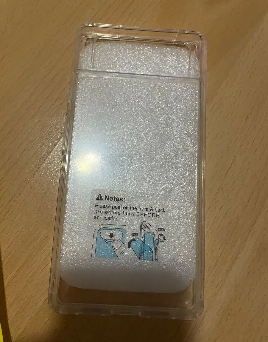 Nový priesvitný kryt na Google Pixel 6 oblý okraj kamery