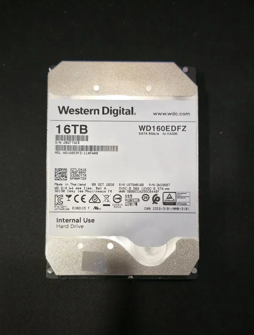 HDD Western Digital 16 TB