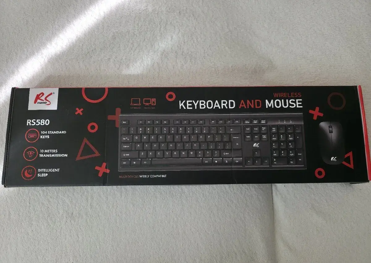Nová bezdrôtová klávesnica s myšou