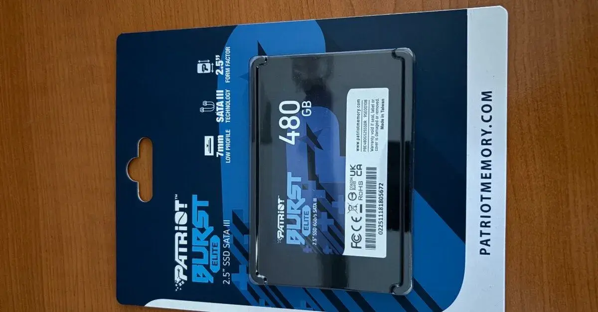 Nový SSD disk Patriot 480GB 2,5"