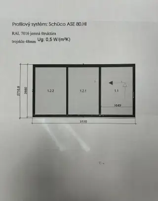 Hliníkový HS portál , Zdvižno-posuvné hliníkové dvere SCHUCO
