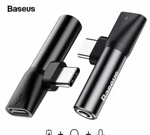 Baseus Adaptér z USB-C na USB-C + konektor slúchadiel 3,5 mm