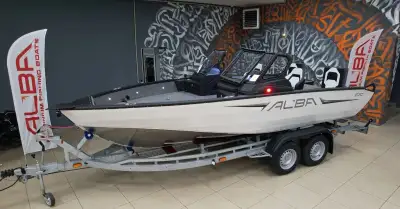 Špičkový rybársky hliníkový čln ALBA 570
