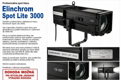 Elinchrom Spot Lite 3000 – profesionálny optický spot