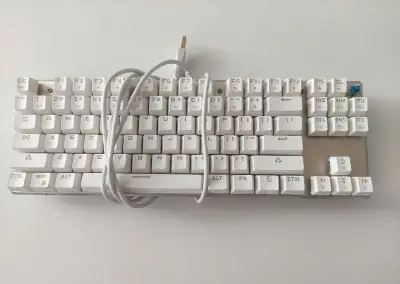 Mechanická klávesnica K87S (biela)
