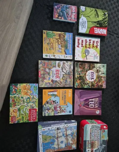 Detske knizky a puzzle