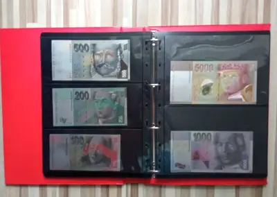 Album na bankovky,mince, známky
