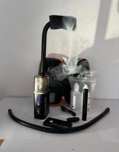 Lensbot Pocket Fog S30 - vreckovy vyrabac dymu + naplne