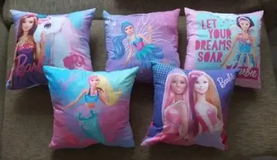 Vankúšiky,deka Barbie, kúzelný jednorožec Carbotex 130x170cm