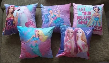 Vankúšiky,deka Barbie, kúzelný jednorožec Carbotex 130x170cm