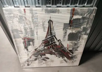 Obraz na plátne Paríž - Eiffelova veža 100x100 cm