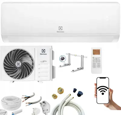 ELECTROLUX split 3,5Kw (chladenie+kúrenie)+montážny komplet