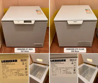 2 truhlicové mrazničky LIEBHERR – aj jednotlivo