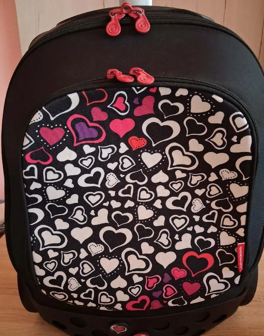 Školská taška na kolieskach Nikidom Roller Cuore