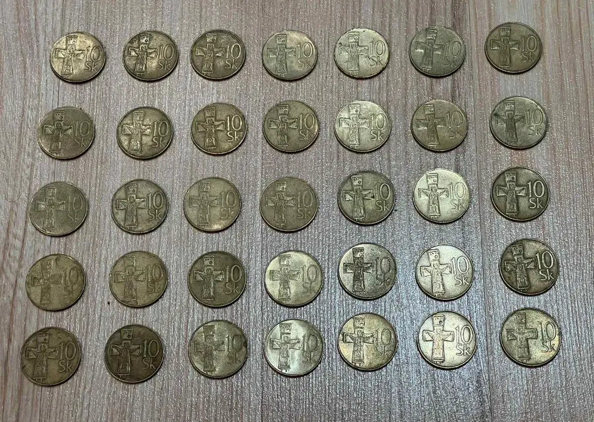 Slovenské koruny / mince - 10SK (1993-2008 )