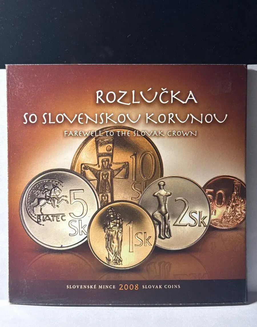 Sada mincí SR 2008 rozlúčka s korunou