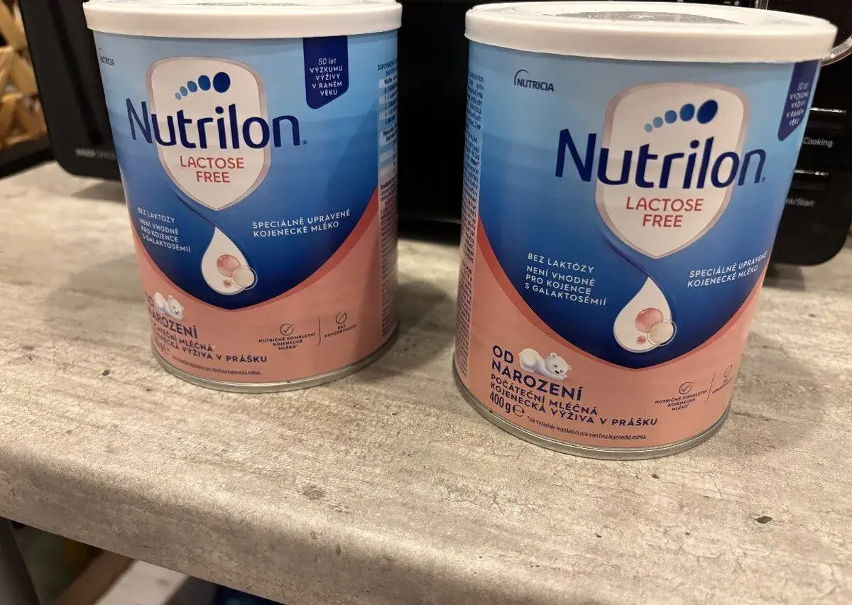 Nové balenia 2 ks Nutrilon lactose free