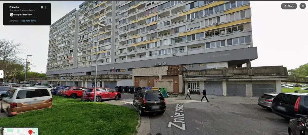🅿️ Hľadám garáž – Znievska ulica, Bratislava (Petržalka)