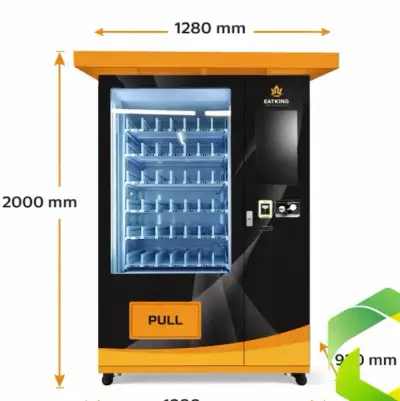NOVÝ AUTOMAT S VÝŤAHOM,chladením,vhodný VONKU aj DNU