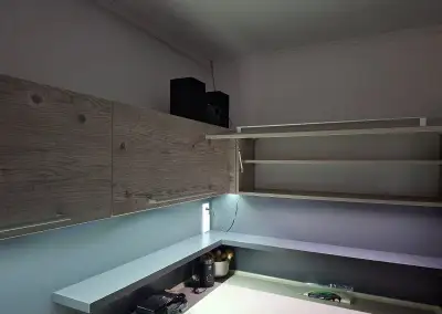 Horné skrinky kuchynskej linky