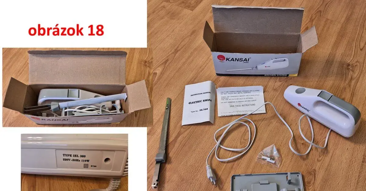 Elektrický kuchynský nôž KANSAI IEL 360