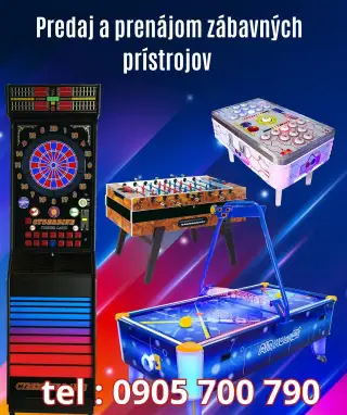 Prenájom zábavných automatov