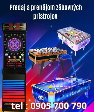 Prenájom zábavných automatov