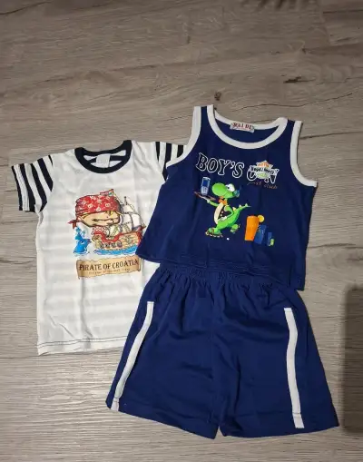 Tričká 2 ks a kratke nohavice č. 86